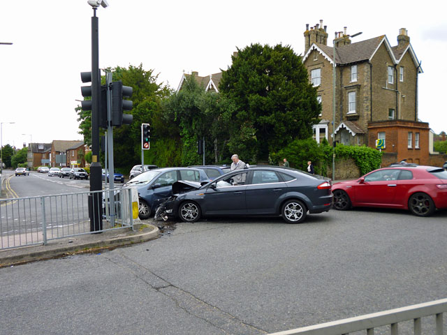 Crash at Traffic Lights